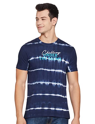 Image of Max Men Tie & Dye Slim Fit Crew Neck T-Shirt