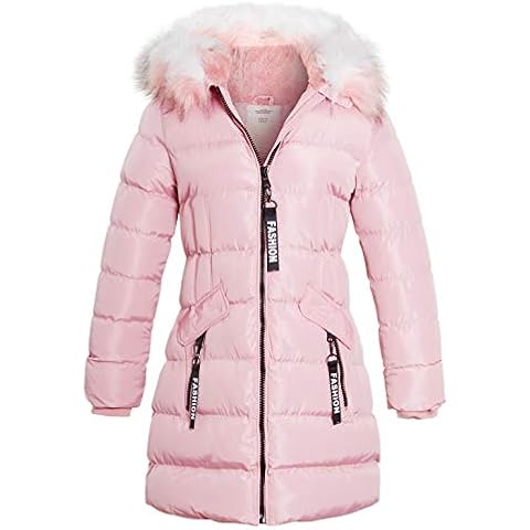 SS7 Girls Pink Padded Parka Coat Cover