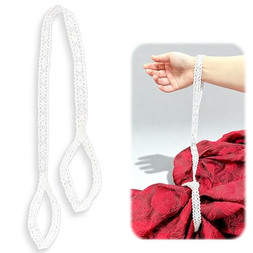 Wrist Bustle for Wedding Dress | No-Pin Quick-Release Hands-Free Loop | Secure Train to Walk & Dance Freely | Lace design