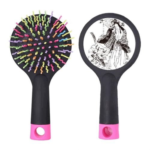 Brosse à cheveux démêlante à coussin d'air dessin croquis japon pour salon