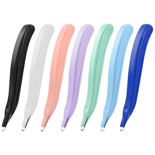 YOLCAR 7PCS Magnetic Staple Remover Bulk, Staple Remover Puller, Multicolored Stapler Remover Tool Staple Remover Stick for Home, School and Office