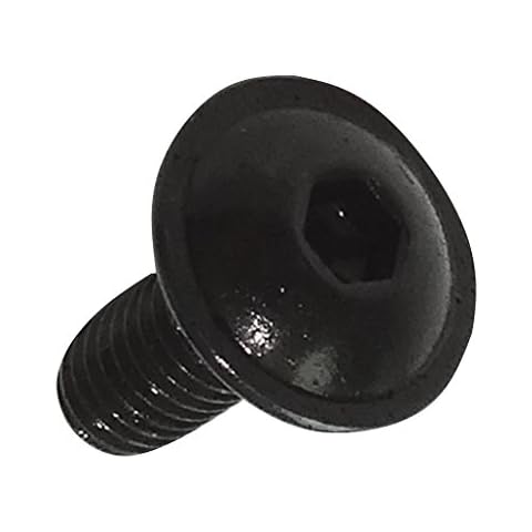 AERZETIX: 50 Pernos Roscados Cabeza Abombada con Brida M4x10mm Cover