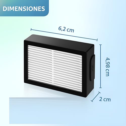 Miniatura 4 de Mirtux Pack 3 Filtros Compatibles Con Roomba E5 E6 I1 I3 I3 I7 E5154 E5158 J7. Kit De Repuestos De Filtro E5 E6 I7 I7 J7