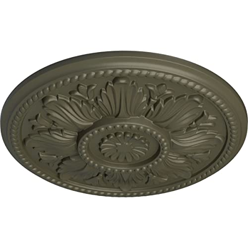Image of Ekena Millwork CM18EDWHF Edinburgh Ceiling Medallion, Witch Hazel