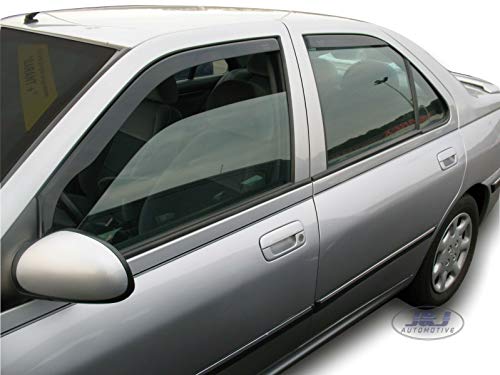 Déflecteurs d'air Peugeot 406 contre le bruit du vent et l'humidité en conduite