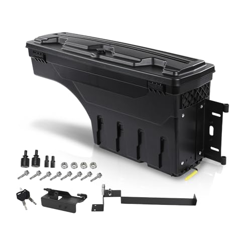 PIT66 Truck Bed Storage Tool Box Right Side Compatible with Dodge Ram 1500 2019-2021