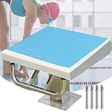 yeezoo Pool Diving Platform with Stainless Steel Base, Heavy Duty Swimming Pool Diving Board for Cur