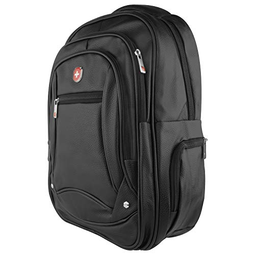 Mochila Swissland Executiva Notebook Couro Preto