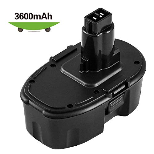 [Upgraded 3600mAh] Ni-Mh DC9098 Replacement for Dewalt 18V Battery XRP DC9096 DC9099 DW9095