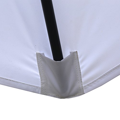 Image of ABCCANOPY 9ft Market Umbrella Replacement Patio Umbrella Top Outdoor Umbrella Canopy 8 Ribs 23+ Colors(Sorrento White)