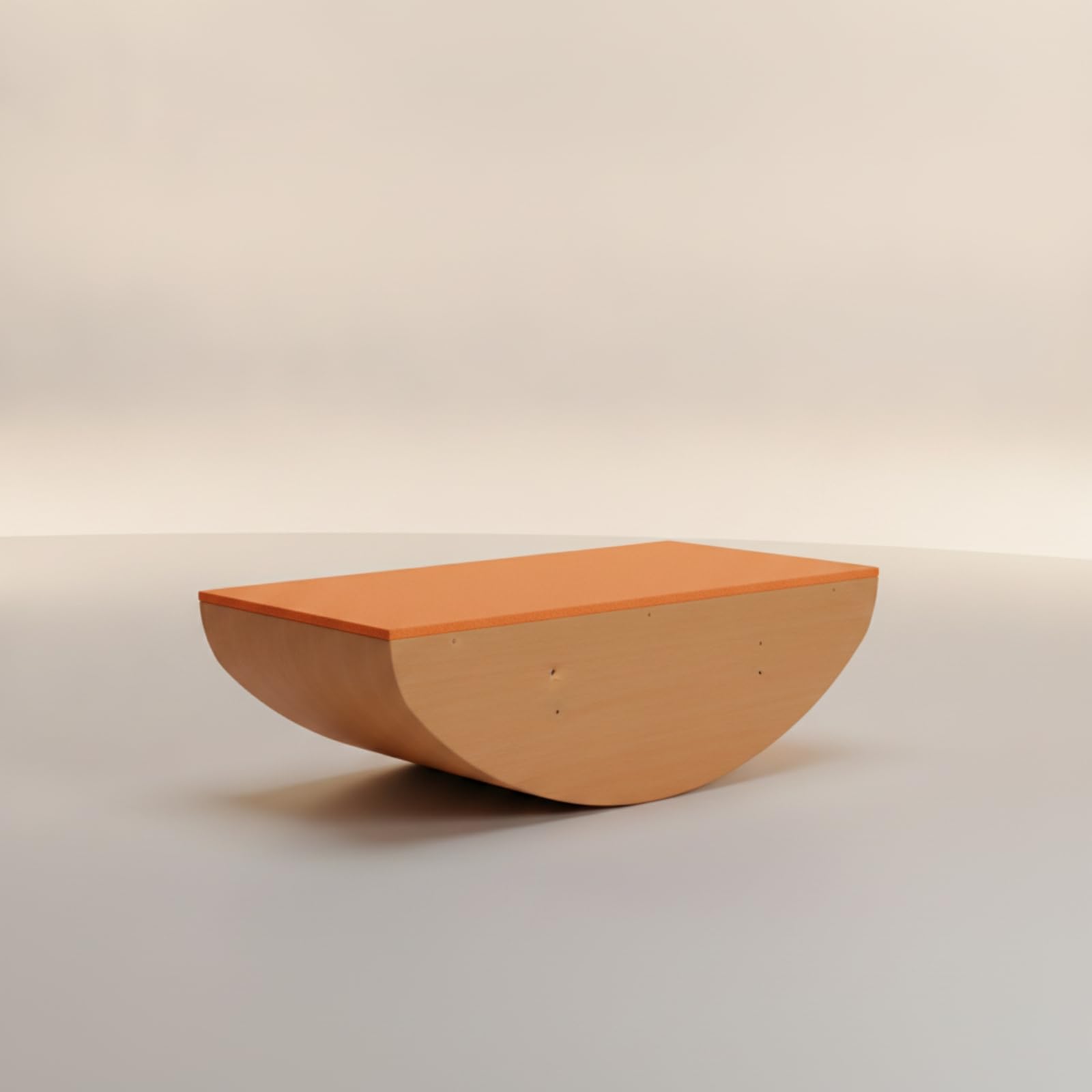 Balance Board in Legno Multifunzione, Naturale, Colore Naturale Del Legno