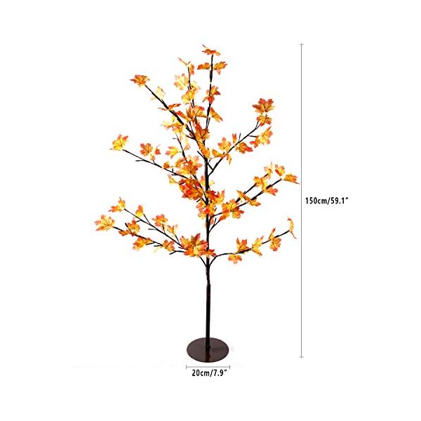 CCLIFE LED Ahorn Baum 150 180 cm innen Außen Weihnachten Christbaum Lichterbaum warmweiss Kaltweiß Weihnachtsbeleuchtung – Bild 7