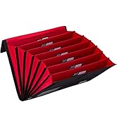 Rough Enough Accordion Expanding File Folder Important Document Organizer Storage with 7 Pockets ...