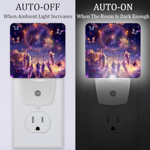 Lámpara de noche LED con sensor, 2 piezas miniatura 2