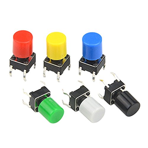 Kit micro switch de précision 6x6x9mm et capuchons interchangeables pour ingénierie électronique
