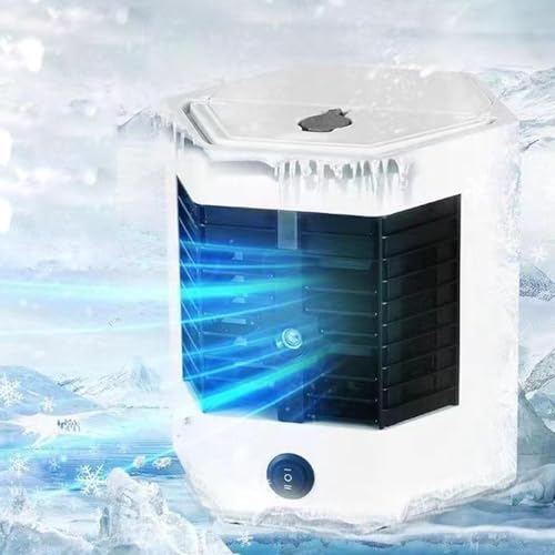 Image of SECRET DESIRE Portable Air Conditioner Small Evaporative Air Cooler Fan for Work Dorm Desk 2 Water Container