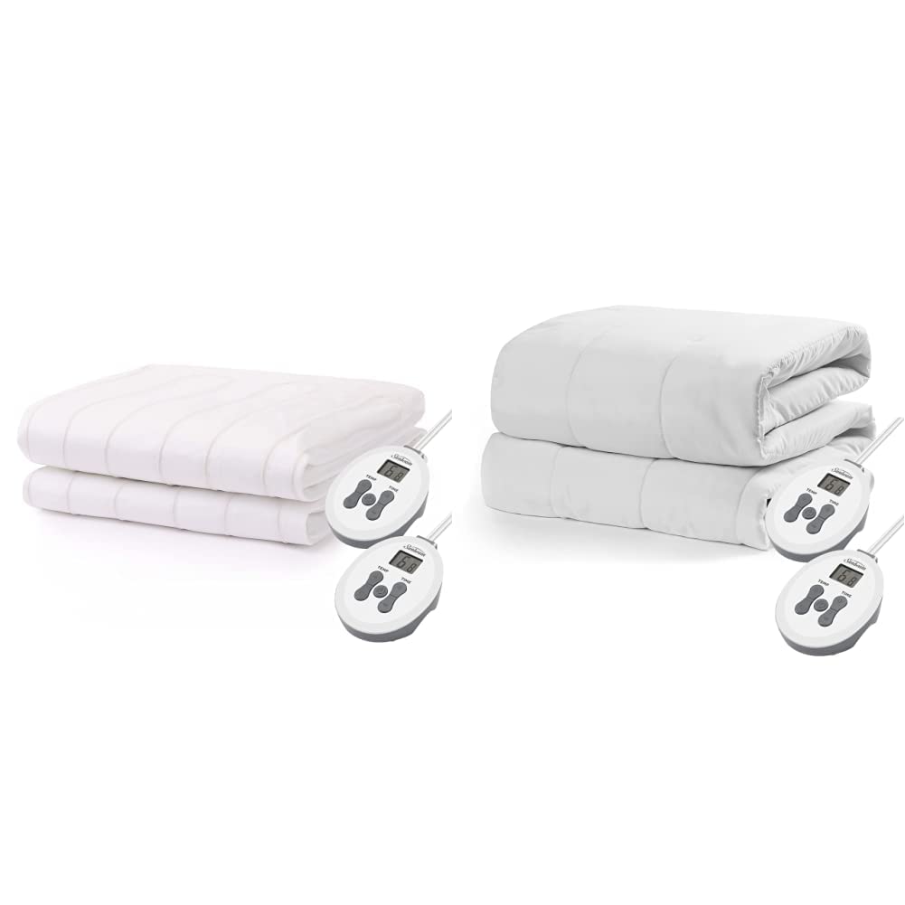 Sunbeam Restful Heated Mattress Pad King & Restful Quilted Heated