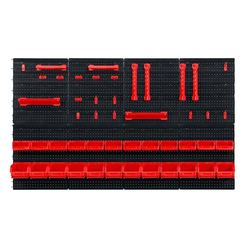 Panneau d'atelier perforé modulable de 6 panneaux suspendus - 8