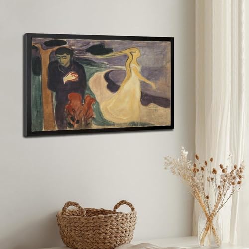 Separation par Edvard Munch de haute qualite avec cadre a suspendre elegant - 3