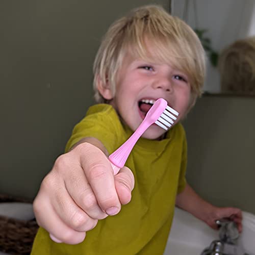 Stesa Kids Toothbrush - 8 Pack - Ultra Soft Bristles, Bpa Free, Dust Covers Included - Boys And Girls Toddler Toothbrush - Age 3+ #TOP3