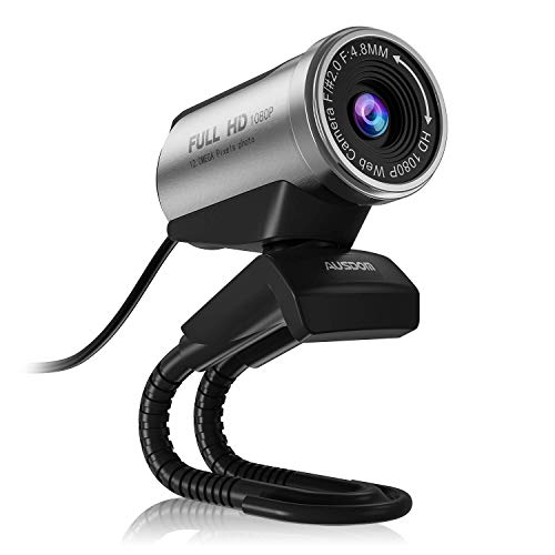 Ausdom Hd Webcam 1080P With Microphone, Usb Desktop Laptop Web Camera 12.0Mp, Auto Exposure, Digital Zoom #TOP17