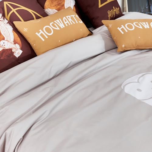 Housse de couette Magical Hedwig en coton pour stopper la couette qui glisse