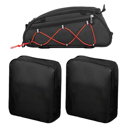Generic 通勤ショルダーバッグ 断熱自転車バッグ ? 防水保温設計でアウトドアやサイクリングに適した多機能キャリア (Red Plusサイドバッグ。)