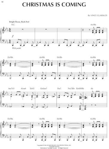 A Charlie Brown Christmas | Vince Guaraldi Piano Solo Sheet Music | 10 Holiday Classics Arranged for Piano | Christmas Time Is Here, Linus and Lucy, Fur Elise and More - Image 7