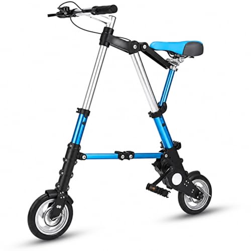 Bicicleta plegable de aluminio ajustable de 8 pulgadas ligera urbana