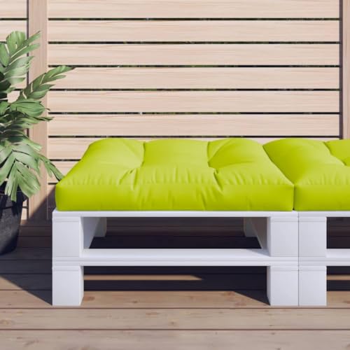 Coussin de Palette Vert Brillant Moelleux contre Assises Rigides