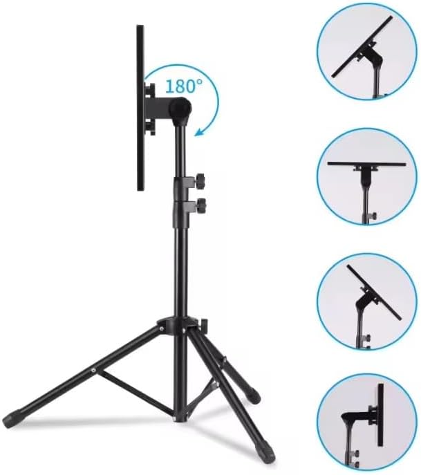 Soporte Ajustable para Laptop con Soporte para Teléfono, Altura 65-160 cm miniatura 3
