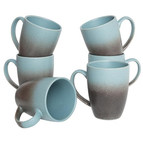 Set de 6 tazas de café cerámicas Bosmarlin 15 oz