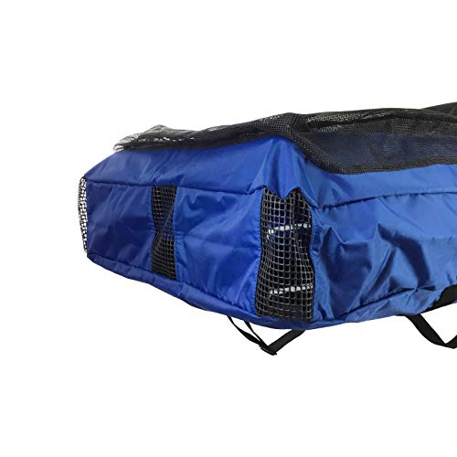 eBodyboarding Large 2-3 Bodyboard Backpack Board Bag | Perfect Family Boogie or Skimboard Bagg -Blue - Thumbnail 4