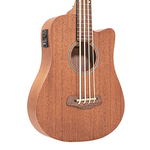 M-Bass 23-Inch Scale Acoustic-Electric Microbass With Gig Bag Natural #TOP2