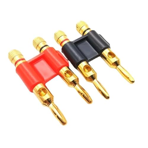 Conectores de Cable de 4 mm para Equipos de Audio y Sondas de Multímetro con Cabezal Linterna 4