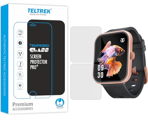 Image of Screen Protector Compatible With Titan Talk S Smartwatch, Full Hydrogel TPU Screen Guard not a Tempered Glass (Pack of 2)