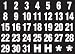 Magna Visual Magnetic Calendar Dates Indicators