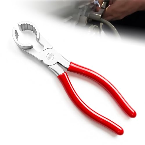 THP-1 20001120 Washer Hose Pliers, Washing Machine Hose Tool for Garden Hose and Washer Inlet Hose Installation and Removal (red)