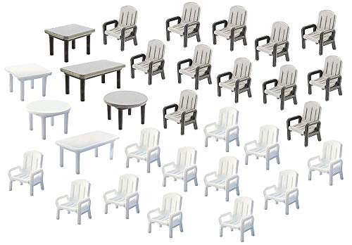 Preisvergleich Produktbild FALLER 180439 - Gartentische und -stühle