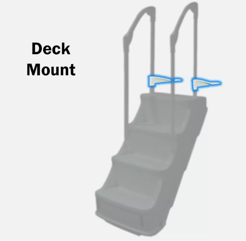 Montaje de cubierta para escalera de piscina sobre suelo miniatura 2