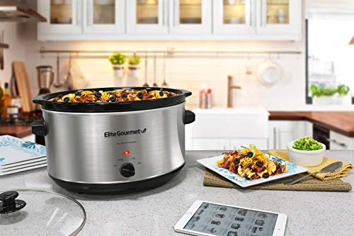 Elite Gourmet MST-900V Stainless Steel Slow Cooker thumb #4