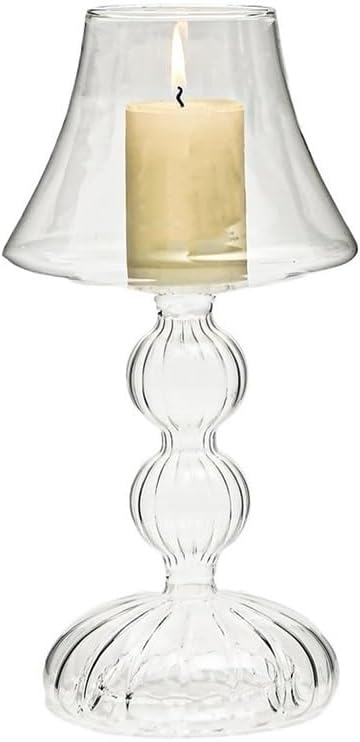 Candle Holder Transparent Glass Candlestick Home Table Decoration Wedding Shooting Props Candlestick