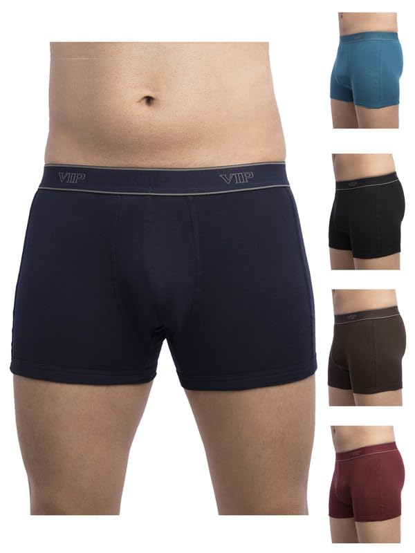 vip Men's Cotton Solid (Pack of 5) (Regal_1301_Trunks_PO5_L_Assorted-picture-15
