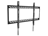 Monoprice Stable Series Fixed TV Wall Mount Bracket for TVs 60in to 100in Max Weight 220 lbs VESA Patterns Up to 900x600 Works with Concrete & Brick UL Certified Black