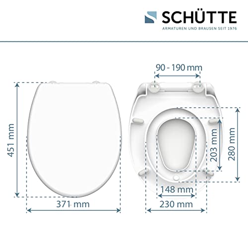 Familien-WC-Sitz Schütte mit integriertem Kindersitz und Duroplast