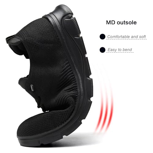 Image of Men's Casual Dress Oxfords Shoes Breathable Knit Leisure Classic Business Fashion Sneakers Lightweight Comfortable Work Soft Sole Walking Shoes