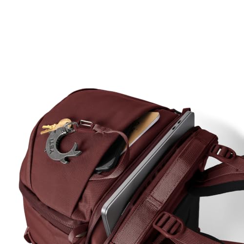 Image of YETI Ranchero Backpack 27L, All-Day Utility Pack, Structured and Durable, Stag Dark Red