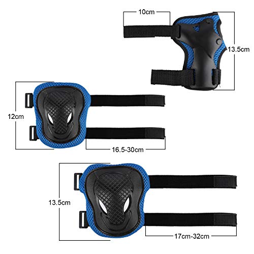 image for ValueTalks Kids Protective Gear, 4-15 Years Kids Knee Pads Elbow Pads 