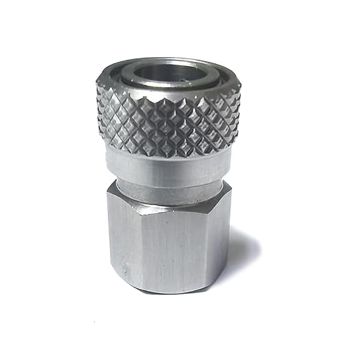 Aopkeo Stainless Steel 8mm Female Quick Disconnect Adapter, 1/8BSPP