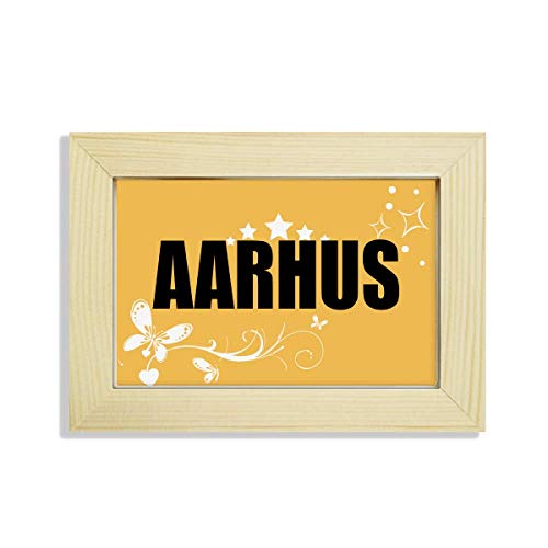Cuadro de flores Aarhus marco de madera decoración escritorio 2